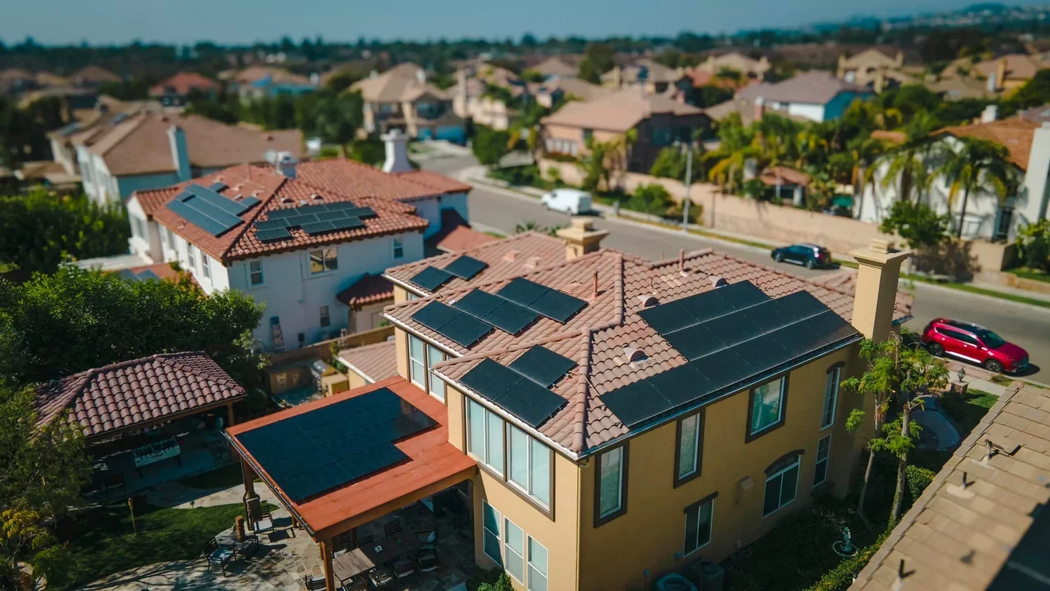 Residential roofing project in Southern California